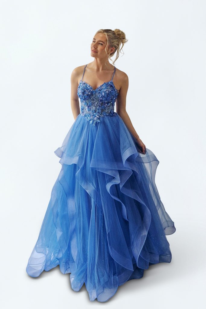 strapless open back dress Blue Prom Dresses, Open Back Satin Evening Dress, Mermaid Prom Dresses –  Laylatailor Shop